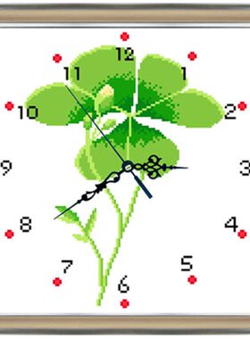 青飞love蝴蝶钟幸福相伴十字绣