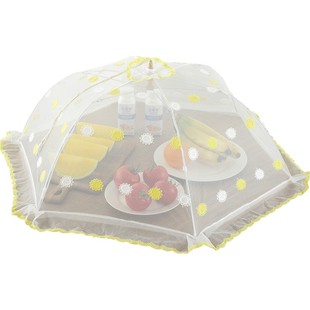 桌盖菜罩伞新款桌子遮菜罩家用圆形折叠大号厨房罩菜罩饭桌盖菜罩