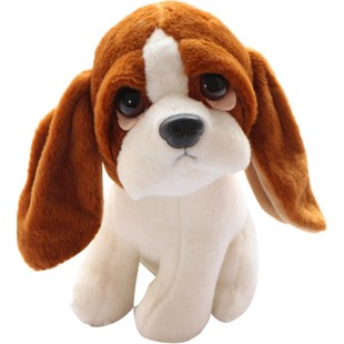 海利伟仿真狗狗拉布拉多毛绒玩具狗公仔布娃娃玩偶女生生日礼物