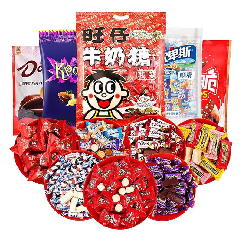 结婚喜糖散装混装徐福记金冠