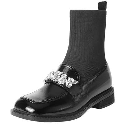 15mins厚底马丁靴短靴时尚