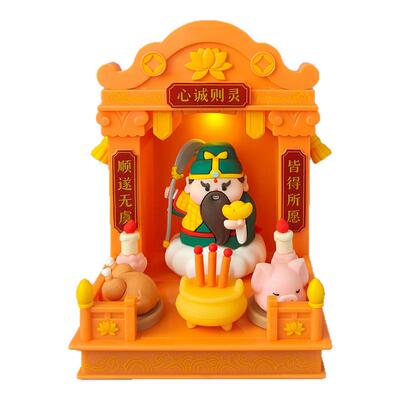 小佛龛财神爷如来神关二爷