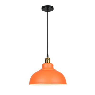 维辉工业风橙色创意个性餐饮吊灯