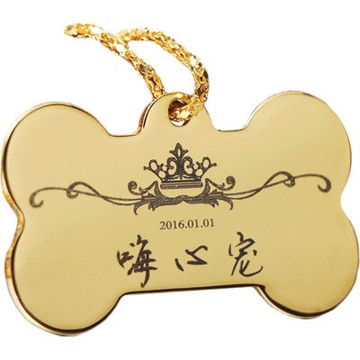 宠物名牌激光定制狗牌猫咪吊牌