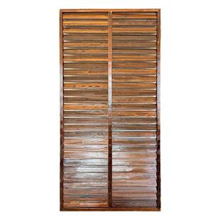 防腐木栅栏一楼百叶围栏户外庭院隔断遮挡花园院子护栏网格篱笆架