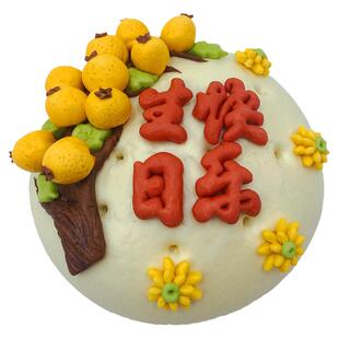 胶东花饽饽山东大馒头玉兔特产面食花糕点兔宝宝满月馍馍生日蛋糕
