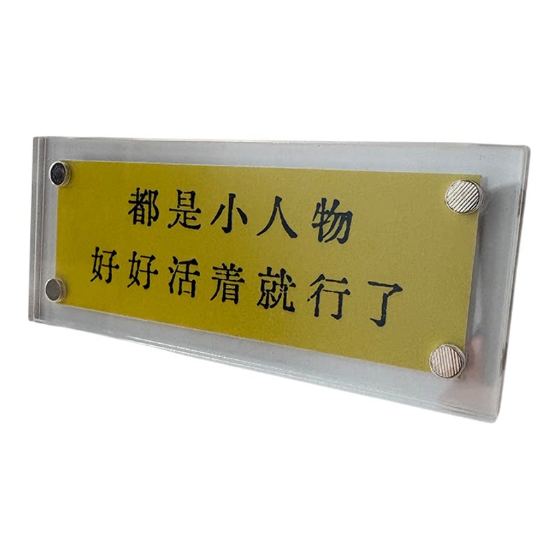 都是小人物 好好活着就行了 稀奇古怪的磁吸冰箱贴个性创意
