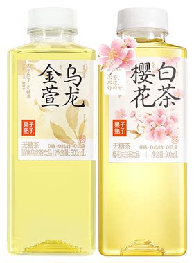 果子熟了无糖茶饮料500ml