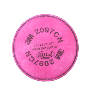 3M2097过滤棉P100防过滤颗粒物有机蒸汽防工业粉尘金属电焊烟异味