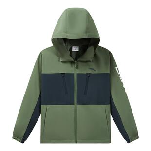 安踏儿童男大童丝光绒外套2026秋新适保暖中大童四防户外运动上衣