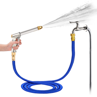 家用洗车水管软管接水龙头浇花弹簧伸缩自来水软水管高压4分pvc