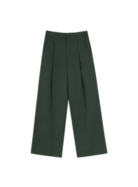 solighter法式高腰直筒九分裤