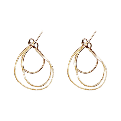 贩卖焦虑｜复古三层链条流苏耳环