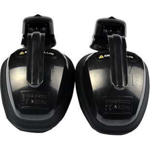 代尔塔103008安全帽隔音耳罩插扣款工业级降噪耳包专业防噪音耳机