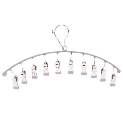 无痕晾晒衣神器窗框挂钩架多夹子