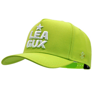 LEAUX 新款棒球帽荧光绿色星星字母可调节鸭舌帽遮阳潮女男款帽子