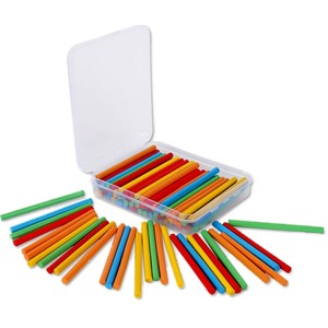 儿童1-100数数棒算数棒算术幼儿园儿童数学教具益智玩具木棒数学