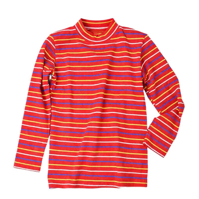 中青年宽松美体条纹全棉保暖内衣