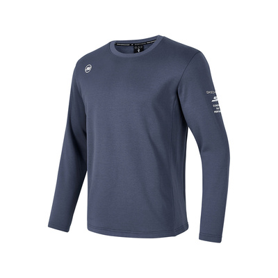 Skechers斯凯奇男士秋冬舒适加绒保暖针织套头卫衣 P424M069/022C