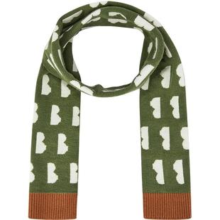 【balaOne】巴拉巴拉童装儿童围巾男童女童提花图案2025舒适保暖