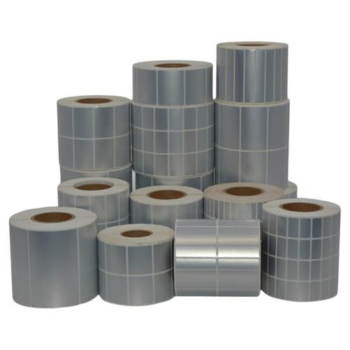 科印亚银标签纸哑银标签不干胶标签防水pet贴纸条码打印纸定制定做三防手写防撕防油碳带固定资产条码耐高温