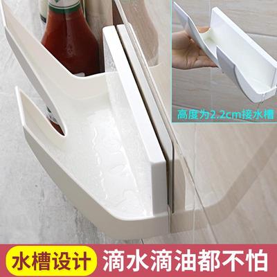 锅盖架家用壁挂免打孔沥水架置物架放菜板架子厨房多功能收纳神器