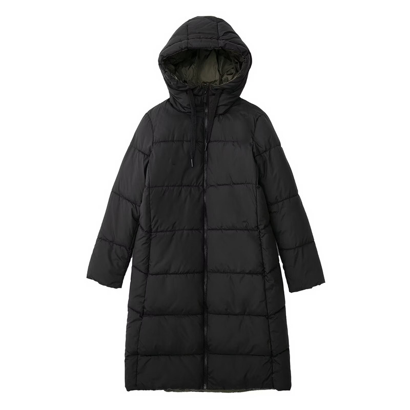 两面穿长款棉服大衣外套8073228