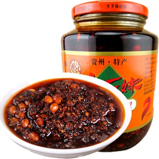 贵州特产乡下妹花溪油辣椒海椒红油辣椒酱900g辣子调味料下饭拌