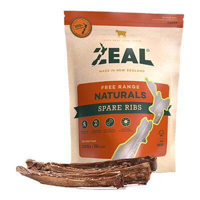 新西兰ZEAL狗零食牛肋骨磨牙棒