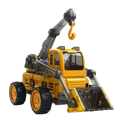 送男孩礼物：磁力拼装遥控工程车