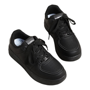 环球厚底小白鞋女鞋冬季加绒轻便防滑平底女款学生运动休闲板鞋子