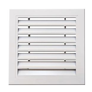 现货铝合金百叶窗格栅罩空调通出固定回进风口透排气散热防雨定制