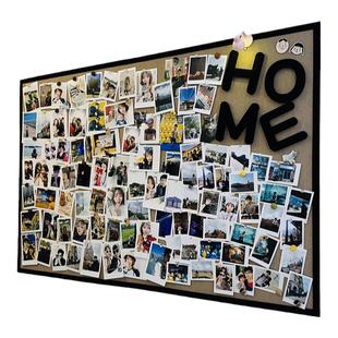 毛毡板照片墙贴免打孔幼儿园软木板展示背景客厅卧室书桌墙面装饰