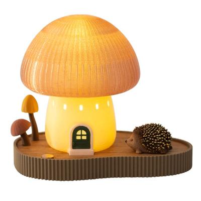 可爱蘑菇小夜灯氛围感摆件可调光