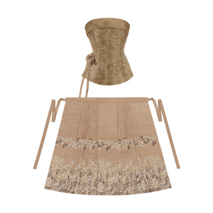 一弦一木【蝶寻风序】新中式改良汉服长干寺日常国风马面裙套装女