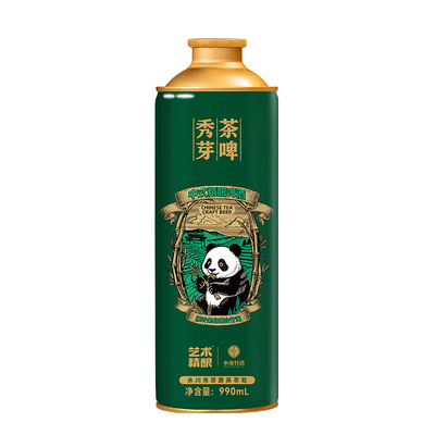 艺术精酿秀芽茶啤风味中式精酿原浆啤酒重庆茶风味啤酒整箱送礼