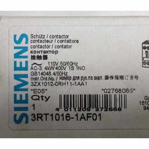 询价-3RT1016-1AF01