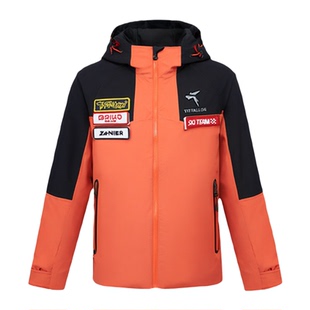 Tittallon体拓户外青少年专业滑雪衣女儿童竞技单双板滑雪服套装