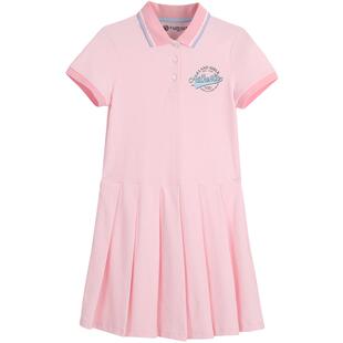 【夏日多巴胺】eland kids衣恋童装女童连衣裙索罗那凉感短袖裙子