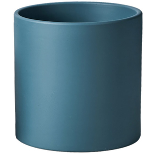 莫兰迪纯色哑光陶瓷花盆带托盘北欧大号家居花园绿植多肉盆栽鲜花