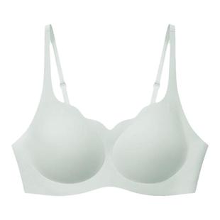 ubras无尺码文胸V领内衣女舒适无痕隐形美背无钢圈吊带背心式胸罩