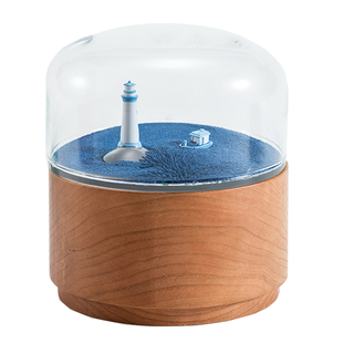 赵牧辰同款马鹿磁力音乐盒八音盒灯塔摆件桌面新年生日礼物女生