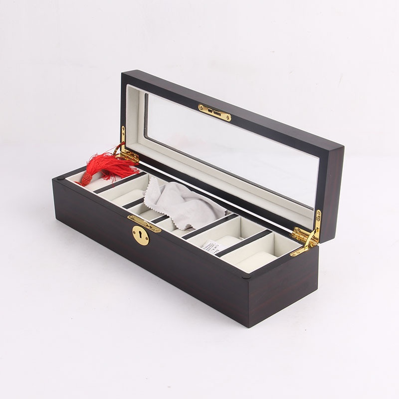 定制批发烤漆610盒手表手表展示木质12复古木盒收纳盒位