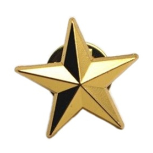 军迷收藏品 美国将官 美军金属五角星五星肩章领章徽章勋章胸章