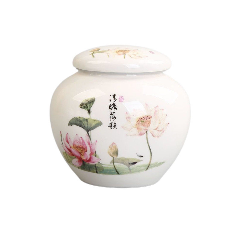 中药材罐陶瓷密封罐茶叶蜂蜜瓶