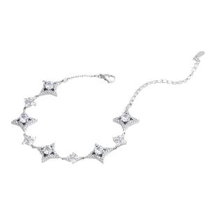 从爱之名梦星手链女时尚个性百搭首饰2026新款爆款超闪轻奢感饰品