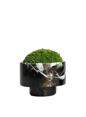 永生苔藓大理石花瓶桌面摆件