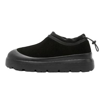 王一博同款黑雪地靴男女款皮毛一体冬季新款防滑加绒保暖厚底棉鞋