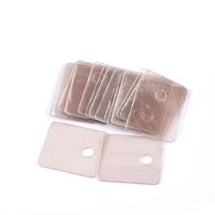 天然云母片TO-220绝缘散热片TO-3P透明垫片13/18*22*0.12mm φ3.5