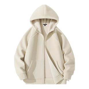 GV真维斯奥粒绒外套男秋冬季加厚摇粒绒连帽卫衣男款保暖抓绒衣B